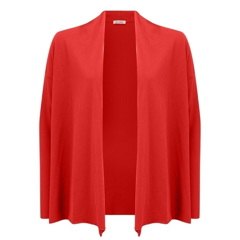 NWT American Vintage Janyway Open Cardigan Red